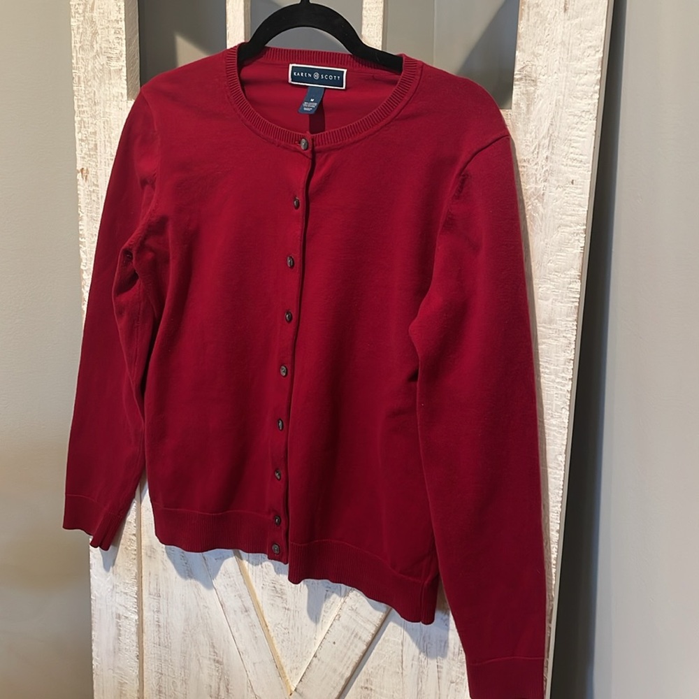 Women’s Karen Scott Cardigan - Picture 2 of 6